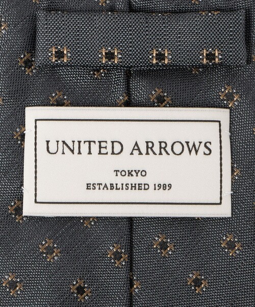 UNITED ARROWS（ユナイテッドアローズ）の「ジャガード コモン ネクタイ（ネクタイ・メンズ・ダークグレー・FREE）」の5枚目の写真