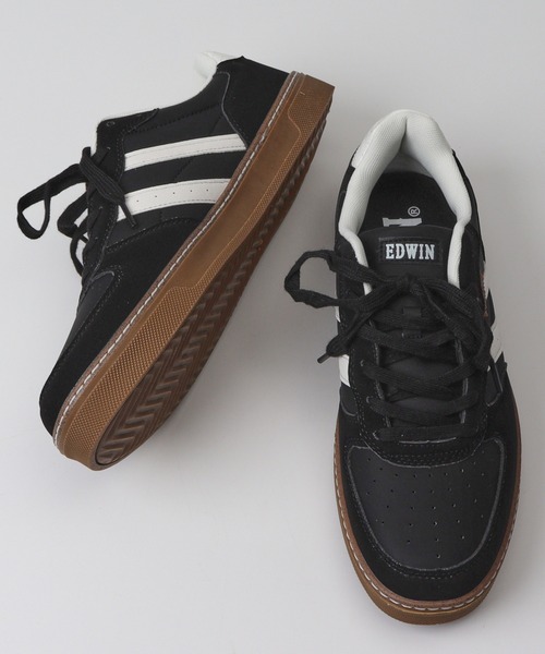 EDWIN(エドウィン)の「EDWIN スニーカー(スニーカー・メンズ・ブラック/ホワイト・26cm/26.5cm/25cm/27cm/28cm/25.5cm)」の14枚目の写真