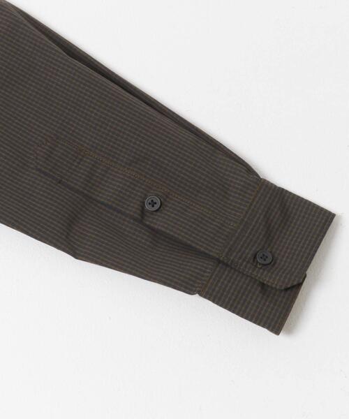 URBAN RESEARCH DOORS(アーバンリサーチドアーズ)の「『速乾/イージーケア/UVカット』『URTECH』Aircare ロングスリーブシャツ(シャツ/ブラウス・メンズ・ネイビー/チャコールグレー/ブラウン・LARGE/MEDIUM)」の10枚目の写真