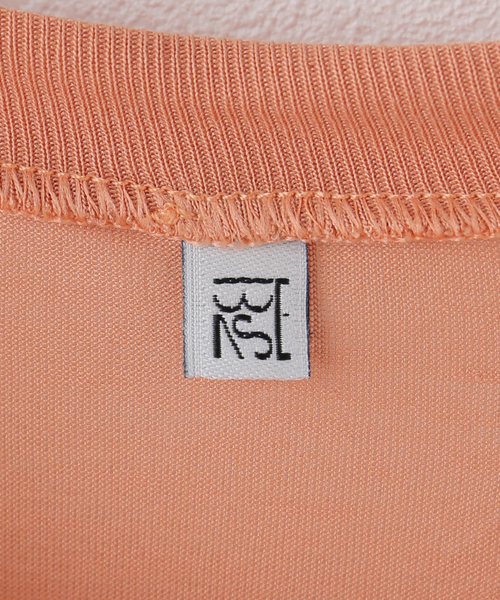 BASERANGE（ベースレンジ）の「【BASERANGE/ベースレンジ】TEE SHIRT（Tシャツ/カットソー・レディース・レンガ・SMALL）」の4枚目の写真