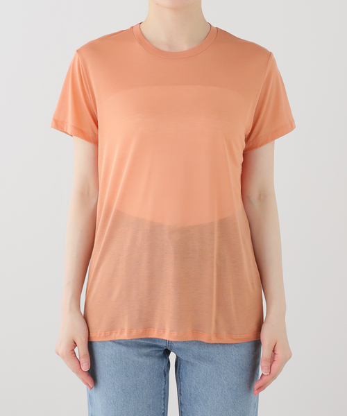 BASERANGE（ベースレンジ）の「【BASERANGE/ベースレンジ】TEE SHIRT（Tシャツ/カットソー・レディース・レンガ・SMALL）」の7枚目の写真