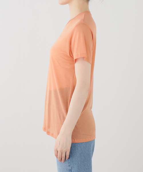 BASERANGE（ベースレンジ）の「【BASERANGE/ベースレンジ】TEE SHIRT（Tシャツ/カットソー・レディース・レンガ・SMALL）」の8枚目の写真