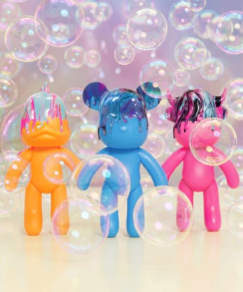 SiNCERE(シンシア)の「POUR PALZ ペイント アニマル Neon フィギュア クマ ウシ アヒル(ランダム3種)(フィギュア・レディース・マルチ・ONE SIZE)」の1枚目の写真