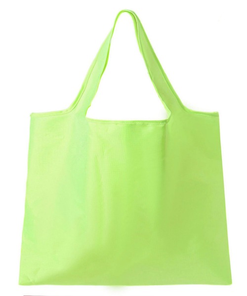 Mignonjour(ミニョンジュール)の「FReePLACe/カラー 折りたたみ トートバッグ エコバッグ X12882(トートバッグ・レディース・ライトブルー/ブラック/ネイビー/パープル/ライトグリーン/ボルドー/ブルー/ブラウン/グレー・FREE)」の4枚目の写真