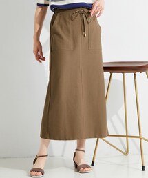 SHOO・LA・RUE | ツイル調ストレッチベイカースカート(スカート)