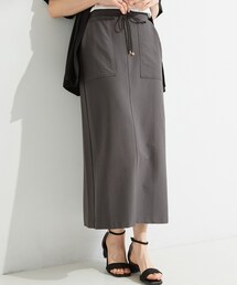 SHOO・LA・RUE | ツイル調ストレッチベイカースカート(スカート)