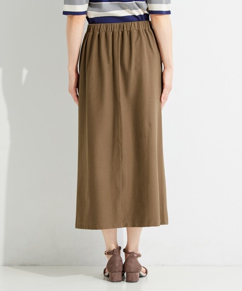 SHOO・LA・RUE(シューラルー)の「ツイル調ストレッチベイカースカート(スカート・レディース・チャコールグレー/ダークブラウン・03/02/01/04)」の13枚目の写真