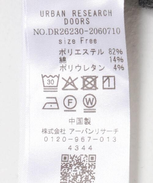 URBAN RESEARCH DOORS(アーバンリサーチドアーズ)の「ノースリーブカットリブワンピース | カットワンピ/サマーワンピ/大人カジュアル/リラクシー(ワンピース・レディース・チャコールグレー/ブラック・FREE)」の7枚目の写真