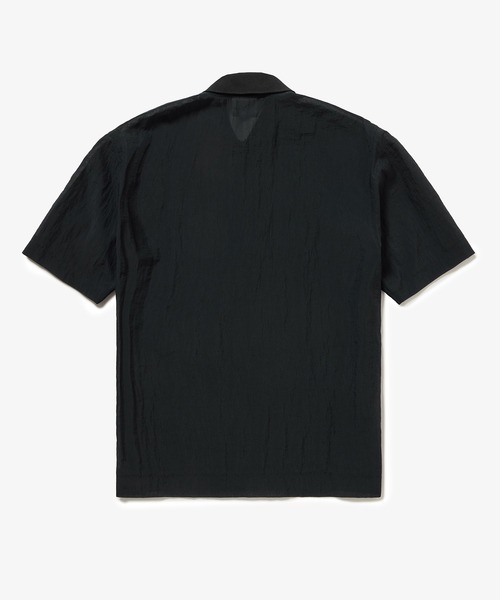 LACOSTE（ラコステ）の「シアーメッシュ ハーフジップポロシャツ（ポロシャツ・メンズ・ブラウン/ブラック/チャコール・3/4/2/5）」の5枚目の写真