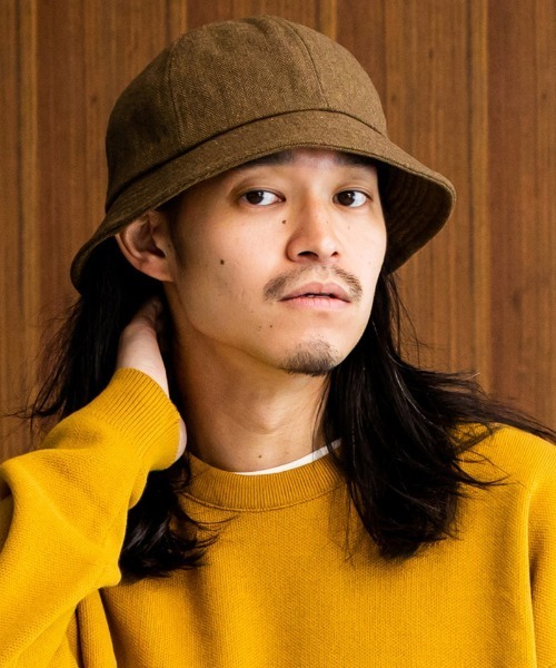 430(フォーサーティ)の「mko13783-TWEED METRO HAT メトロハット(26-163)(ハット・メンズ・ベージュ/ブラウン・FREE)」の2枚目の写真