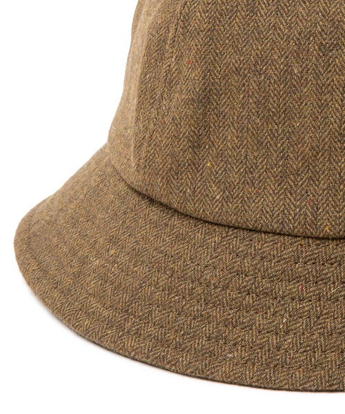 430(フォーサーティ)の「mko13783-TWEED METRO HAT メトロハット(26-163)(ハット・メンズ・ベージュ/ブラウン・FREE)」の9枚目の写真