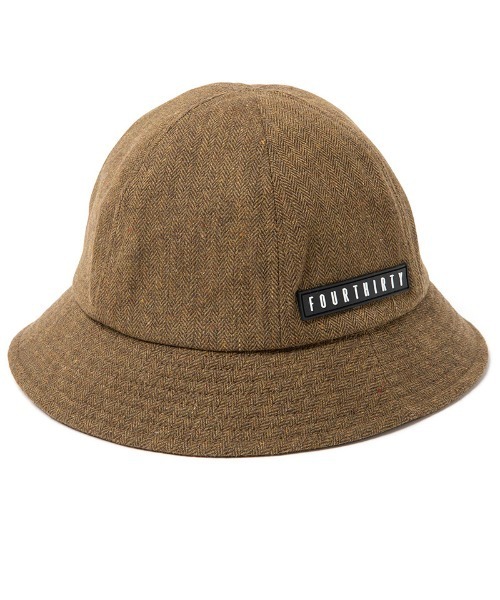 430(フォーサーティ)の「mko13783-TWEED METRO HAT メトロハット(26-163)(ハット・メンズ・ベージュ/ブラウン・FREE)」の8枚目の写真