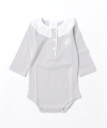 agnes b. | ベビー "b." ロゴ コットン 長袖 コンビネゾン(ロンパース)