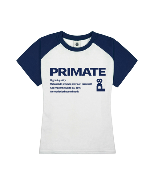 PRIMATE（プライメイト）の「SEVEN レディース スリムフィット ラグラン半袖Tシャツ 5 COLORS（Tシャツ/カットソー・レディース・ブラック/ワイン/ネイビー/グリーン/ミックスグレー・FREE）」の4枚目の写真