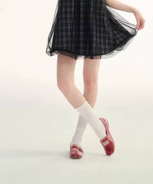 almo（アルモ）の「【portulaca】レトロガーリー丸襟ドールミニワンピース（ワンピース・レディース・チェック・FREE）」の2枚目の写真