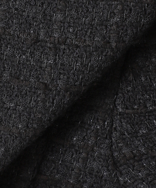 Deuxieme Classe(ドゥーズィエムクラス)の「*Tweed ブレザー(ノーカラージャケット・レディース・ブラック・36/38)」の22枚目の写真
