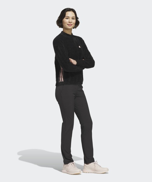 adidas(アディダス)の「スリーストライプス クルーネック長袖ニットセーター【adidas Golf/アディダスゴルフ】(ニット/セーター・レディース・ブラック・XX-LARGE/MEDIUM/LARGE/X-SMALL/X-LARGE/SMALL)」の5枚目の写真