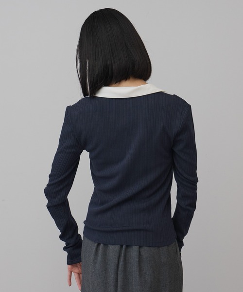 leimn(レイムン)の「ツートーンレイヤートップス(Tシャツ/カットソー・レディース・ブラック・FREE)」の21枚目の写真