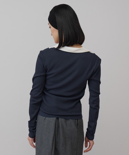 leimn(レイムン)の「ツートーンレイヤートップス(Tシャツ/カットソー・レディース・ブラック・FREE)」の22枚目の写真