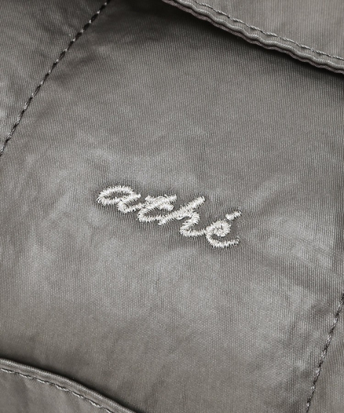 athe（アテ）の「[FRILL] フリルチェーン グレー デュフスキン トートバッグ M AABA6F730G2（ショルダーバッグ・レディース・アッシュグレー・FREE）」の6枚目の写真