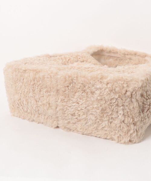 STELLA McCARTNEY(ステラマッカートニー)の「Logo Tote Bag Eco Alter Shearling / ロゴ トートバッグ エコ オルター シアリング(トートバッグ・レディース・オートミール・ONE SIZE)」の3枚目の写真