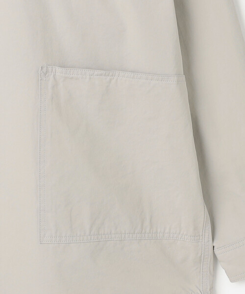 HAVERSACK(ハバーザック)の「HAVERSACK | 〈別注〉 ポリエステル バンドカラーシャツ MEN(シャツ/ブラウス・メンズ・ブラック/グレー・L/M)」の10枚目の写真