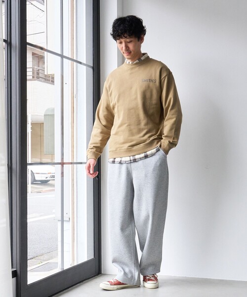coen(コーエン)の「【抗菌防臭、防汚(食品汚れ)、UVカット】クリーンプラススウェットワイドパンツ(スウェットパンツ・メンズ・ブラック/ネイビー/グレー・XL/L/M/S)」の4枚目の写真