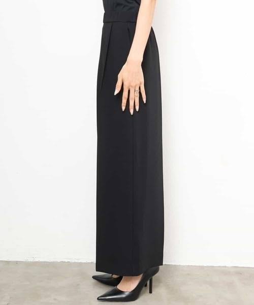 MICHEL KLEIN（ミッシェル・クラン）の「[セットアップ対応]センタープレスワイドパンツ（その他パンツ・レディース・ブラック・38）」の11枚目の写真