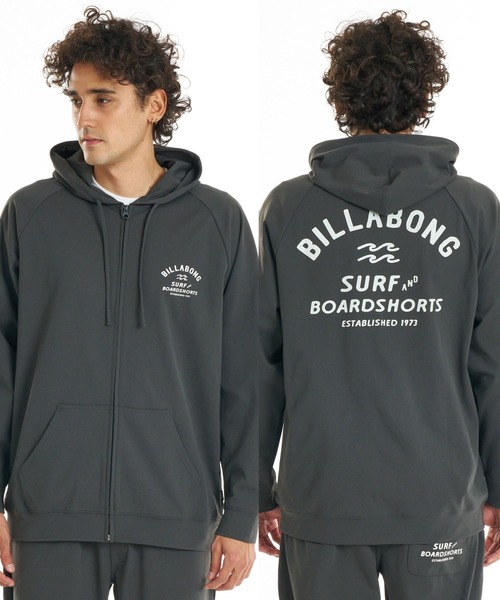 BILLABONG(ビラボン)の「BILLABONG メンズ WARM SOFTTY PARKA 【2026年秋冬モデル】/ビラボン伸縮速乾水陸両用ジップアップパーカー(パーカー・メンズ・ブラック系その他/クリーム・X-LARGE/LARGE/MEDIUM)」の1枚目の写真