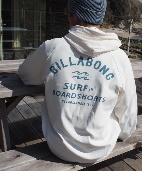 BILLABONG(ビラボン)の「BILLABONG メンズ WARM SOFTTY PARKA 【2026年秋冬モデル】/ビラボン伸縮速乾水陸両用ジップアップパーカー(パーカー・メンズ・ブラック系その他/クリーム・X-LARGE/LARGE/MEDIUM)」の2枚目の写真