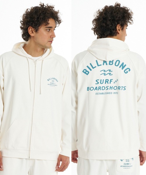 BILLABONG(ビラボン)の「BILLABONG メンズ WARM SOFTTY PARKA 【2026年秋冬モデル】/ビラボン伸縮速乾水陸両用ジップアップパーカー(パーカー・メンズ・ブラック系その他/クリーム・X-LARGE/LARGE/MEDIUM)」の3枚目の写真
