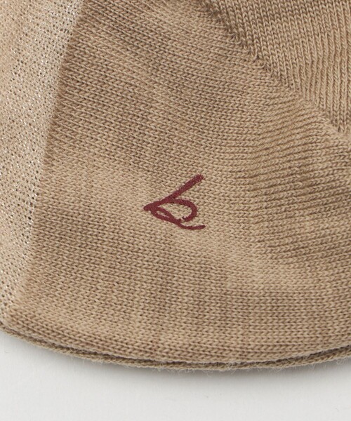 UNITED ARROWS(ユナイテッドアローズ)の「<babaco>ハート シアー ハイソックス(ソックス/靴下・レディース・オリーブ/ベージュ・FREE)」の5枚目の写真