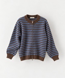 CANAL JEAN（キャナルジーン）の「El mar ボーダーZIPニットカーディガン（カーディガン/ボレロ）」