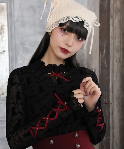 axes femme(アクシーズファム)の「フロッキーPTシアーインナー(Tシャツ/カットソー・レディース・その他1/その他2/その他3・FREE)」の2枚目の写真
