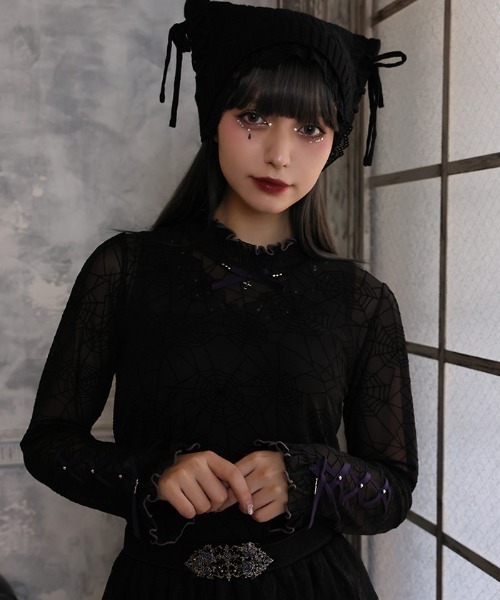 axes femme(アクシーズファム)の「フロッキーPTシアーインナー(Tシャツ/カットソー・レディース・その他1/その他2/その他3・FREE)」の3枚目の写真