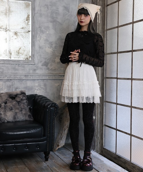 axes femme(アクシーズファム)の「フロッキーPTシアーインナー(Tシャツ/カットソー・レディース・その他1/その他2/その他3・FREE)」の8枚目の写真