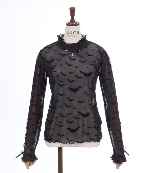 axes femme(アクシーズファム)の「フロッキーPTシアーインナー(Tシャツ/カットソー・レディース・その他1/その他2/その他3・FREE)」の11枚目の写真