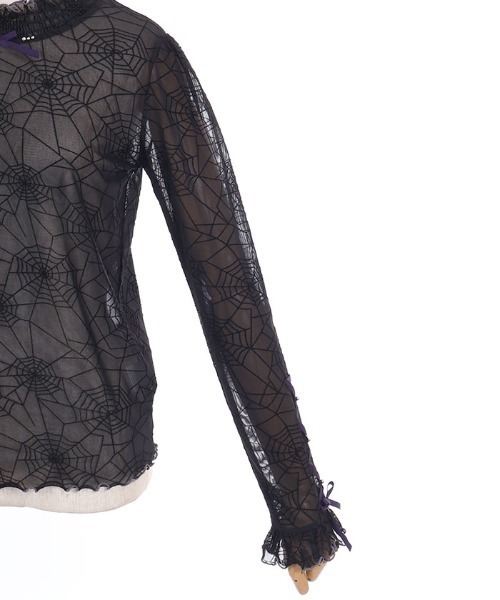 axes femme(アクシーズファム)の「フロッキーPTシアーインナー(Tシャツ/カットソー・レディース・その他1/その他2/その他3・FREE)」の4枚目の写真