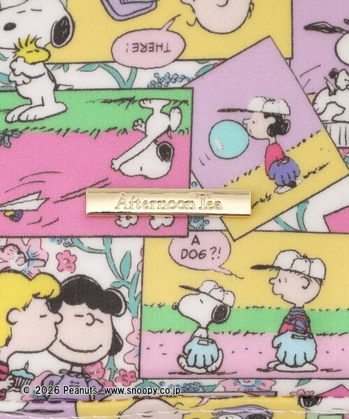 Afternoon Tea(アフタヌーンティー)の「スクエアミニトートバッグ/リバティプリント/PEANUTS(トートバッグ・レディース・ピンク・ONE SIZE)」の6枚目の写真