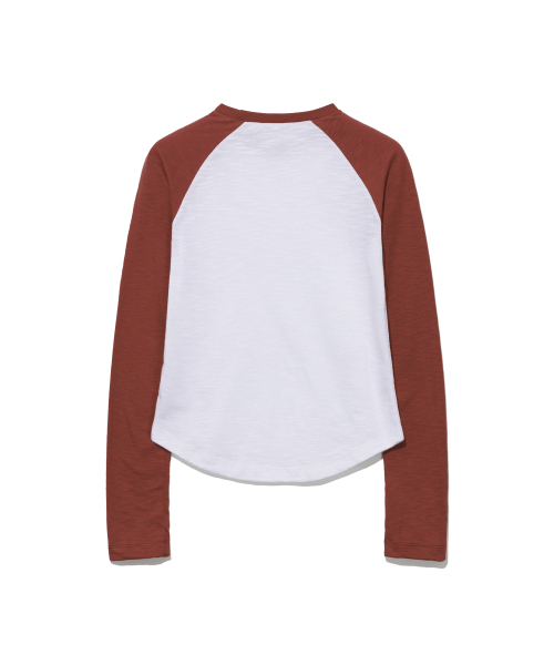 MOAA(モア)の「20,S スラブラグランTシャツ.(Tシャツ/カットソー・レディース・ライトグレー/スカイブルー/ブラック/レッド/オレンジ/ミント/マスタード/チャコール・FREE)」の14枚目の写真