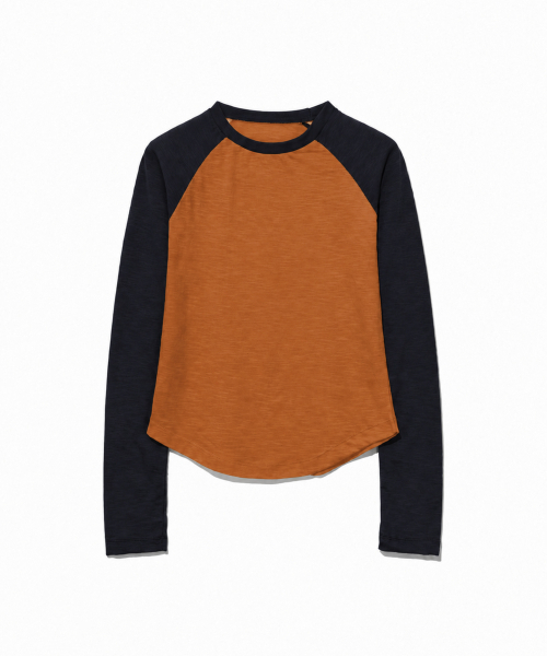 MOAA(モア)の「20,S スラブラグランTシャツ.(Tシャツ/カットソー・レディース・ライトグレー/スカイブルー/ブラック/レッド/オレンジ/ミント/マスタード/チャコール・FREE)」の17枚目の写真