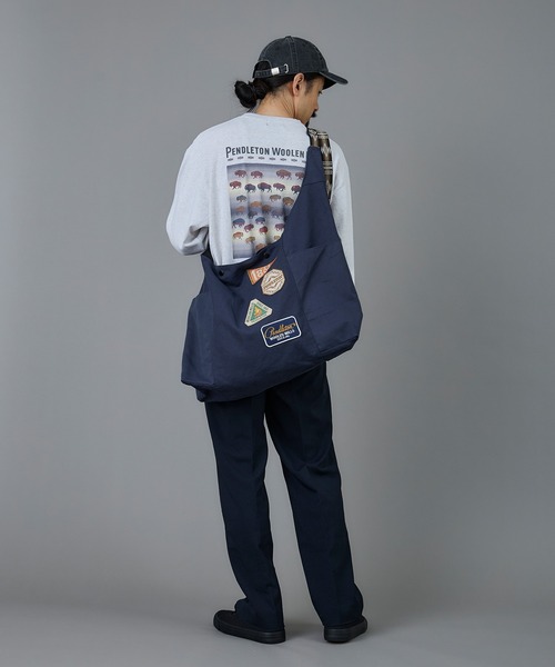 PENDLETON(ペンドルトン)の「PENDLETON/ペンドルトン バックプリント ロングスリーブ Tシャツ(Tシャツ/カットソー・メンズ・ライトブルー/オフホワイト/ライトグレー/ブラック・LARGE/SMALL/MEDIUM)」の16枚目の写真
