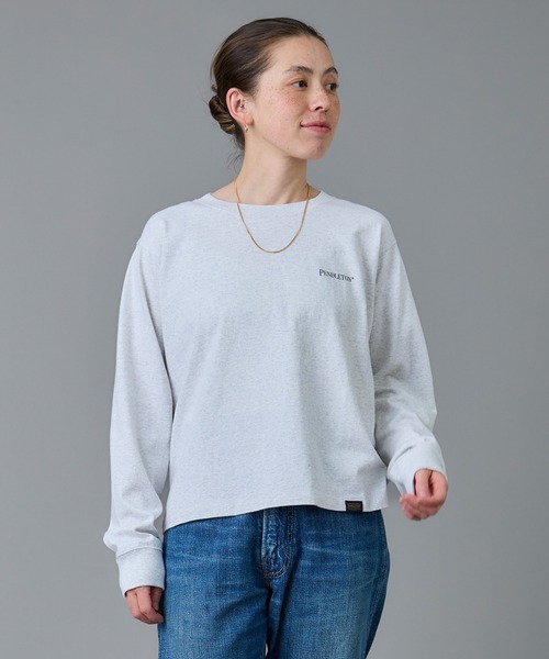 PENDLETON(ペンドルトン)の「PENDLETON/ペンドルトン バックプリント ロングスリーブ Tシャツ(Tシャツ/カットソー・メンズ・ライトブルー/オフホワイト/ライトグレー/ブラック・LARGE/SMALL/MEDIUM)」の19枚目の写真