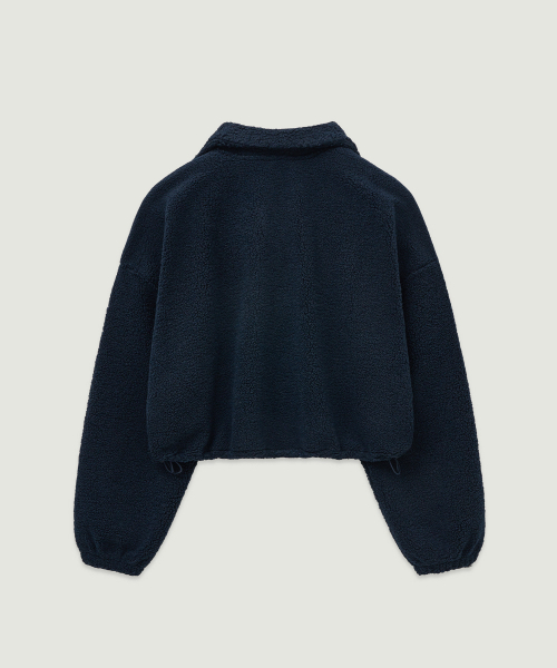 LMOOD WOMEN(エルムード ウーマン)の「BOUCLE Fleece Pique T-shirt Navy(ニット/セーター・レディース・その他・36/38)」の3枚目の写真