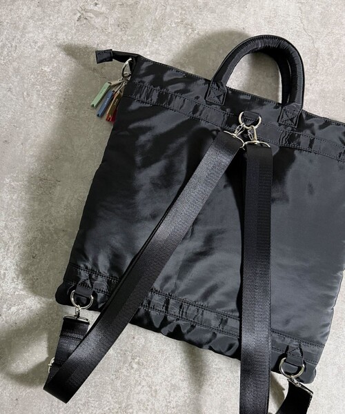 Cheek（チーク）の「【cheek/チーク】4WayCodeTOTE/コードトート/C26006/4WAY/ユニセックス【WEB限定】（ショルダーバッグ・メンズ・ブラック/ベージュ/グレー/カーキ・フリー）」の10枚目の写真