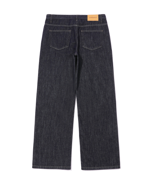 CHAMBROS（チャンブロス）の「CB321 ゆったりストレートデニムパンツ[藍色]（デニムパンツ・レディース・その他・XX-LARGE/X-LARGE/LARGE/MEDIUM/SMALL）」の3枚目の写真