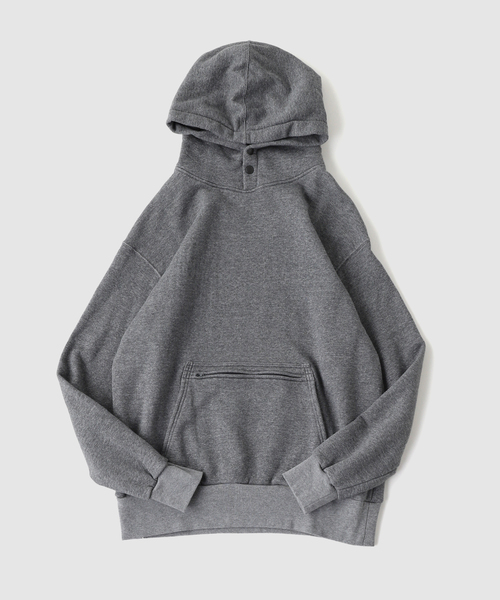 JOURNAL STANDARD(ジャーナルスタンダード)の「MODMNT HEVY URAKE SWEAT HOODY(パーカー・メンズ・チャコールグレー/ブラック・SMALL/MEDIUM)」の2枚目の写真