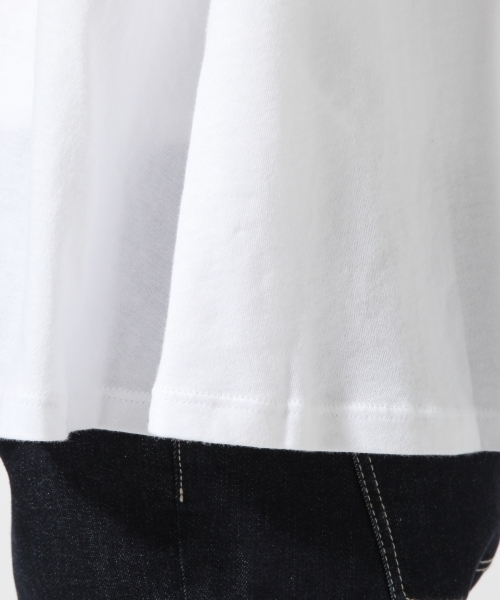 GLOBAL WORK（グローバルワーク）の「オーガニックAラインノースリーブ/709717（Tシャツ/カットソー・レディース・ホワイト/レッド/ダークグレー/ダークブルー/グレー/ライトブルー・MEDIUM/LARGE）」の13枚目の写真