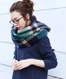 reca | チェック柄大判ストール(ストール/ショール)