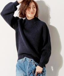 UNITED ARROWS | □UWMF W アゼ ボトルネック ニットプルオーバー↑(ニット/セーター)